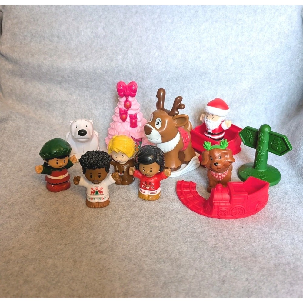 Little People Barbie Advent Calendar Replacement Parts Christmas Santa Reindeer - Picture 3 of 16